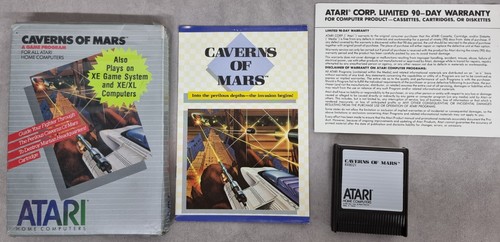 Atari caverns of mars - xe/xl,